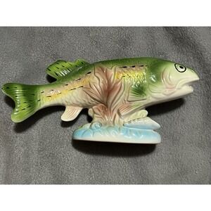 Vintage Planter/Vase Trout Fish -‎ Nancy Pew Giftware Co T13165